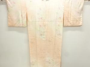 絞り扇に花模様長襦袢